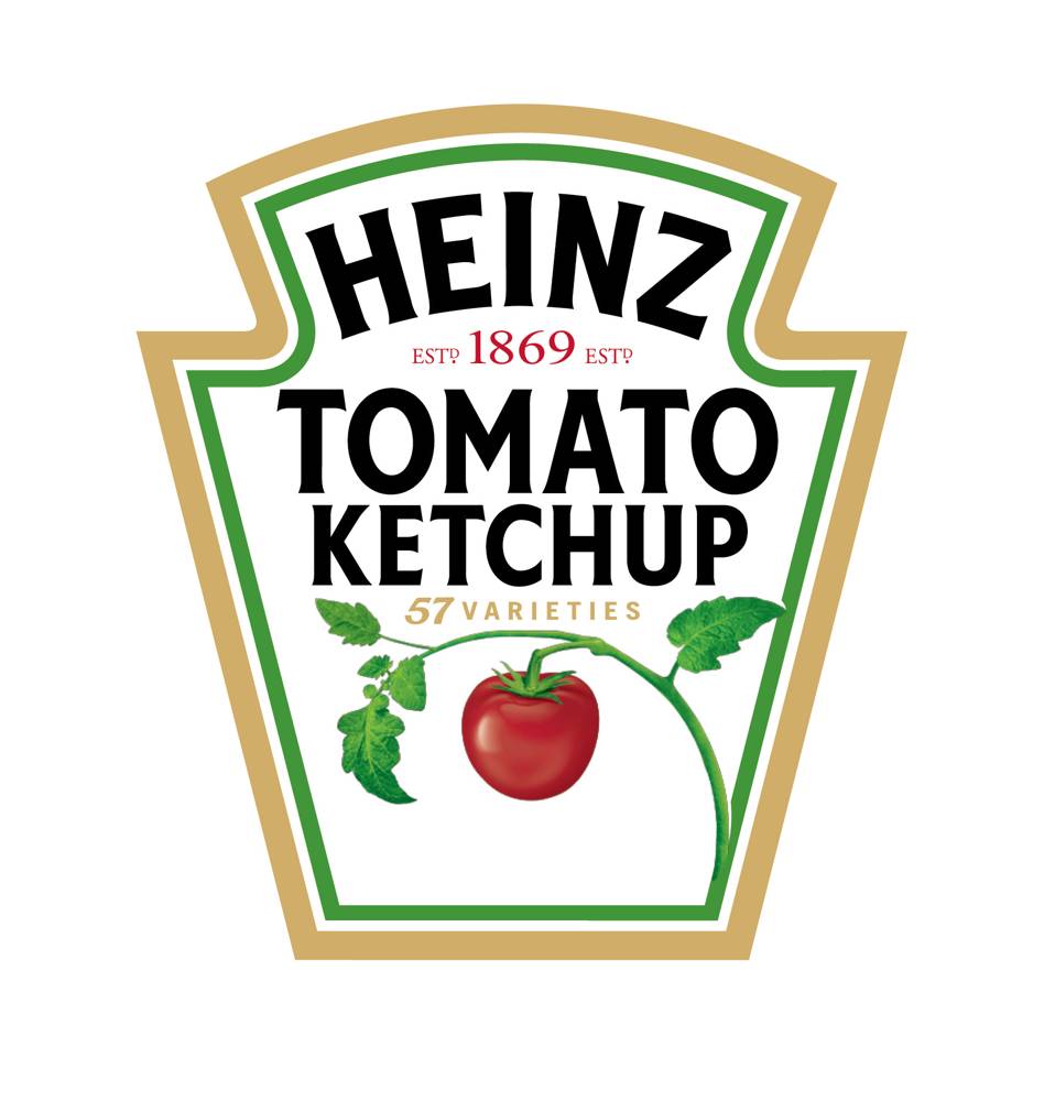 Пример начертания шрифта Heinz Label