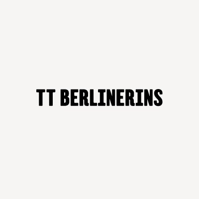 Пример начертания шрифта TT Berlinerins