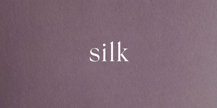 Пример начертания шрифта Silk Serif