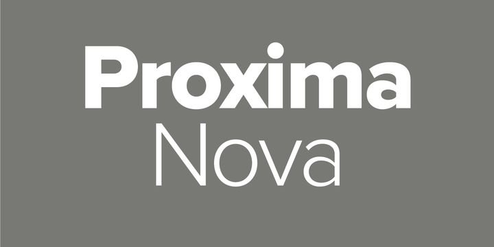 Пример начертания шрифта Proxima Nova Extra Condensed